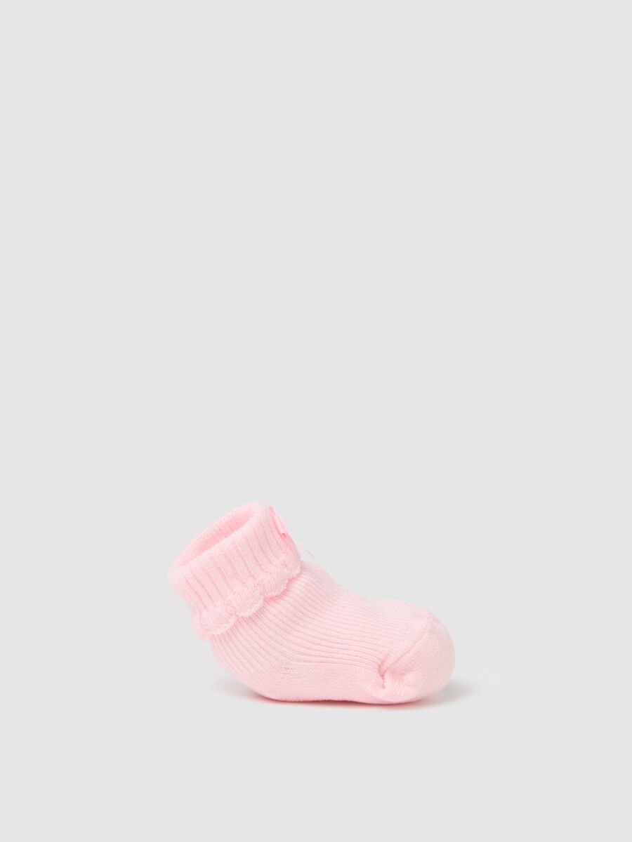 Knit shoes with bow_0