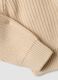 Girls&rsquo; beige cotton-blend cardigan with buttons_3