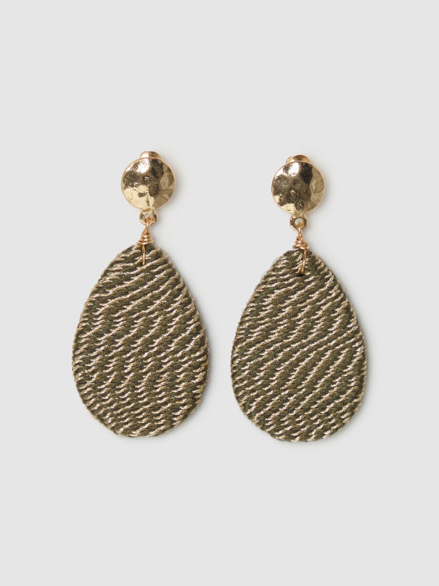 Earrings with teardrop pendants_0