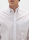 White cotton blend regular fit easy iron shirt_1
