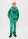 Green hoodie for kids_2