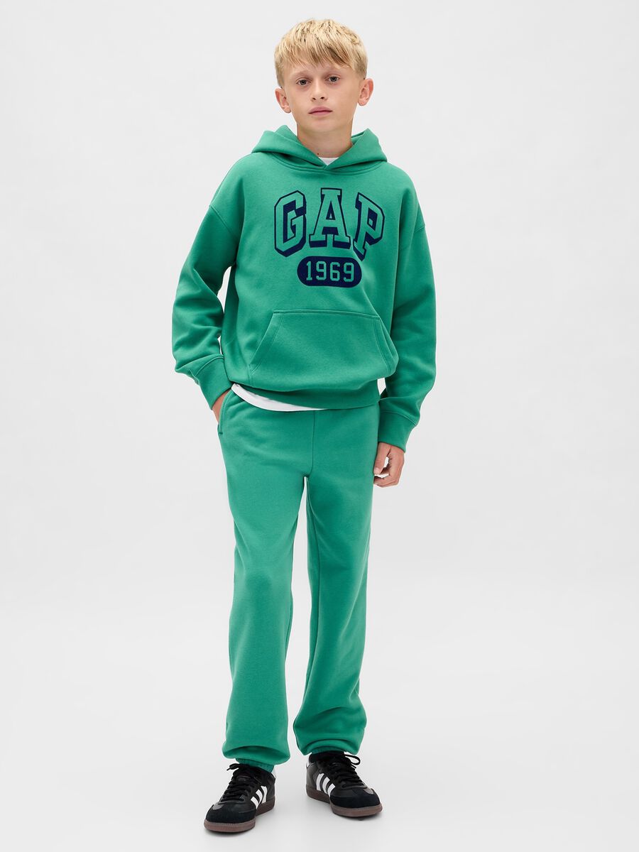 Green hoodie for kids_2