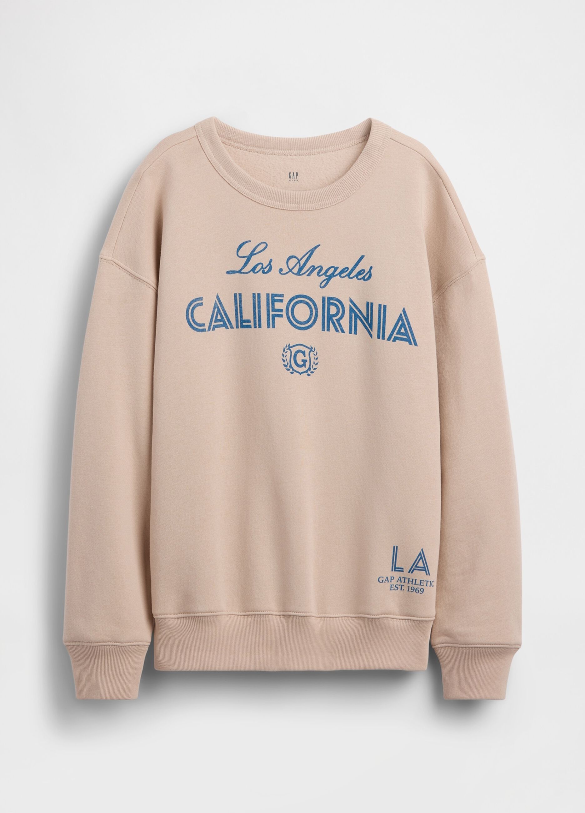 Cotton-blend crew-neck sweatshirt
