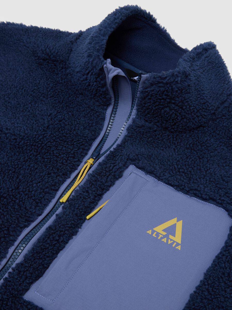 Full zip sherpa jacket ALTAVIA WITH DEBORAH COMPAGNONI_6