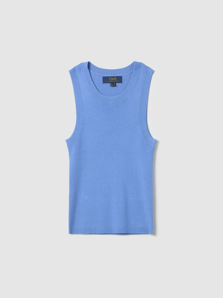 Tank top a costine scollo halter_4