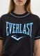 Black Short Sleeve Cotton T-shirt by Everlast_3