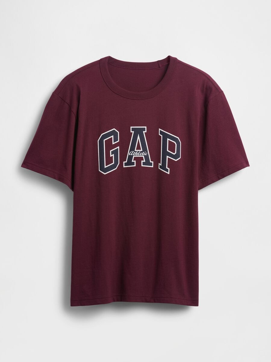 Burgundy Cotton T-shirt_3