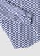 Blue striped pure cotton shirt_1