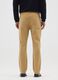 Slim fit brown stretch cotton trousers_2