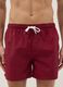 Red regular-fit swim shorts with drawstring_1