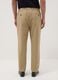 Beige pure cotton chino trousers_2