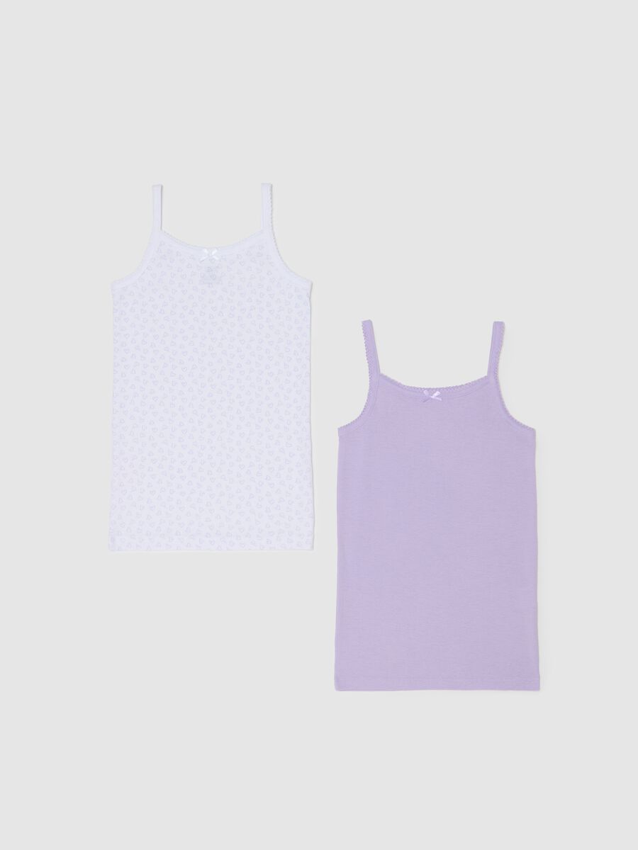 Girls' multicolour cotton vests in regular fit_0