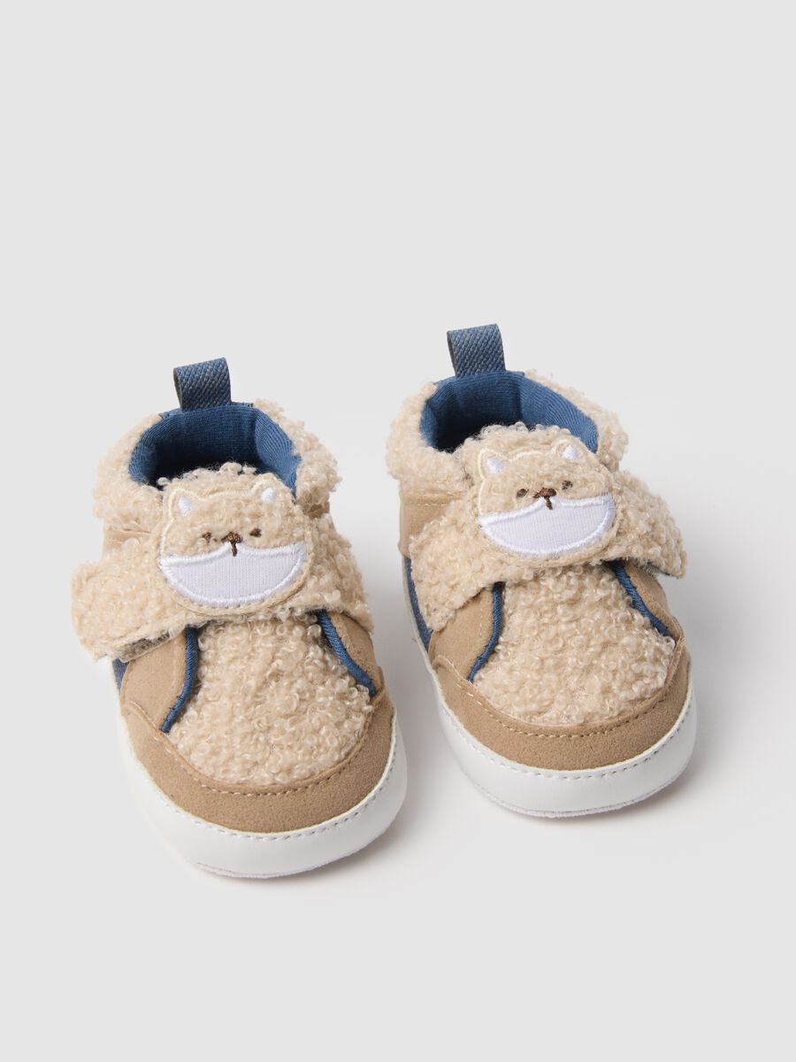 Scarpine da neonato multicolor con strappo multicolor_2