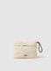Beige shoulder bag with adjustable strap_1