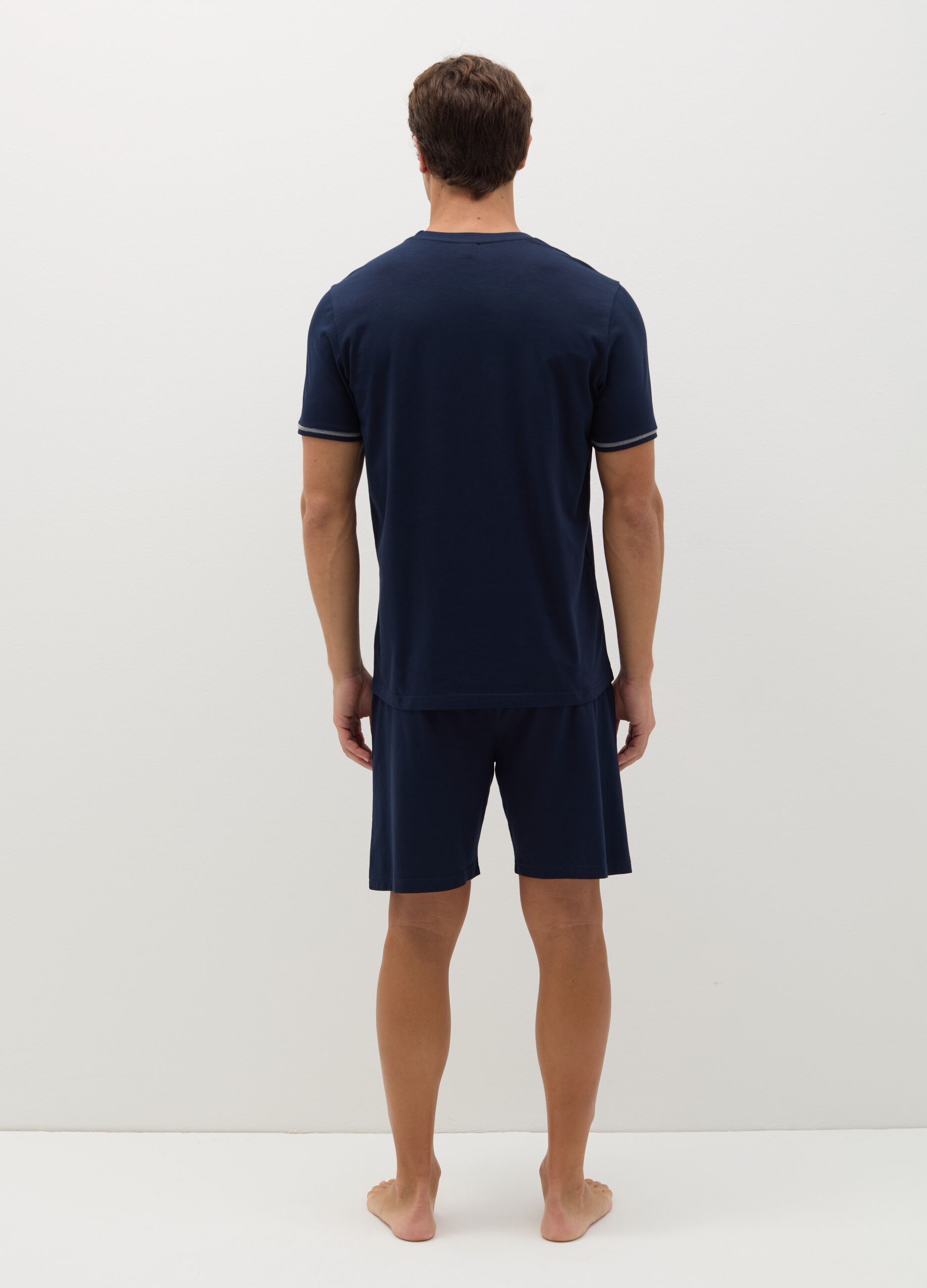 Short pyjamas in Supima cotton