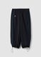Black PlayStation fitness trousers with contrast piping_4