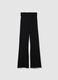 Stretch Black Flared Leggings_4