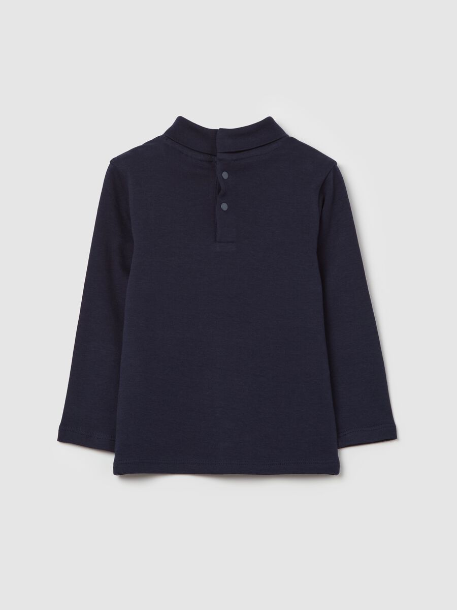 T-shirt with long sleeves and high neck_1