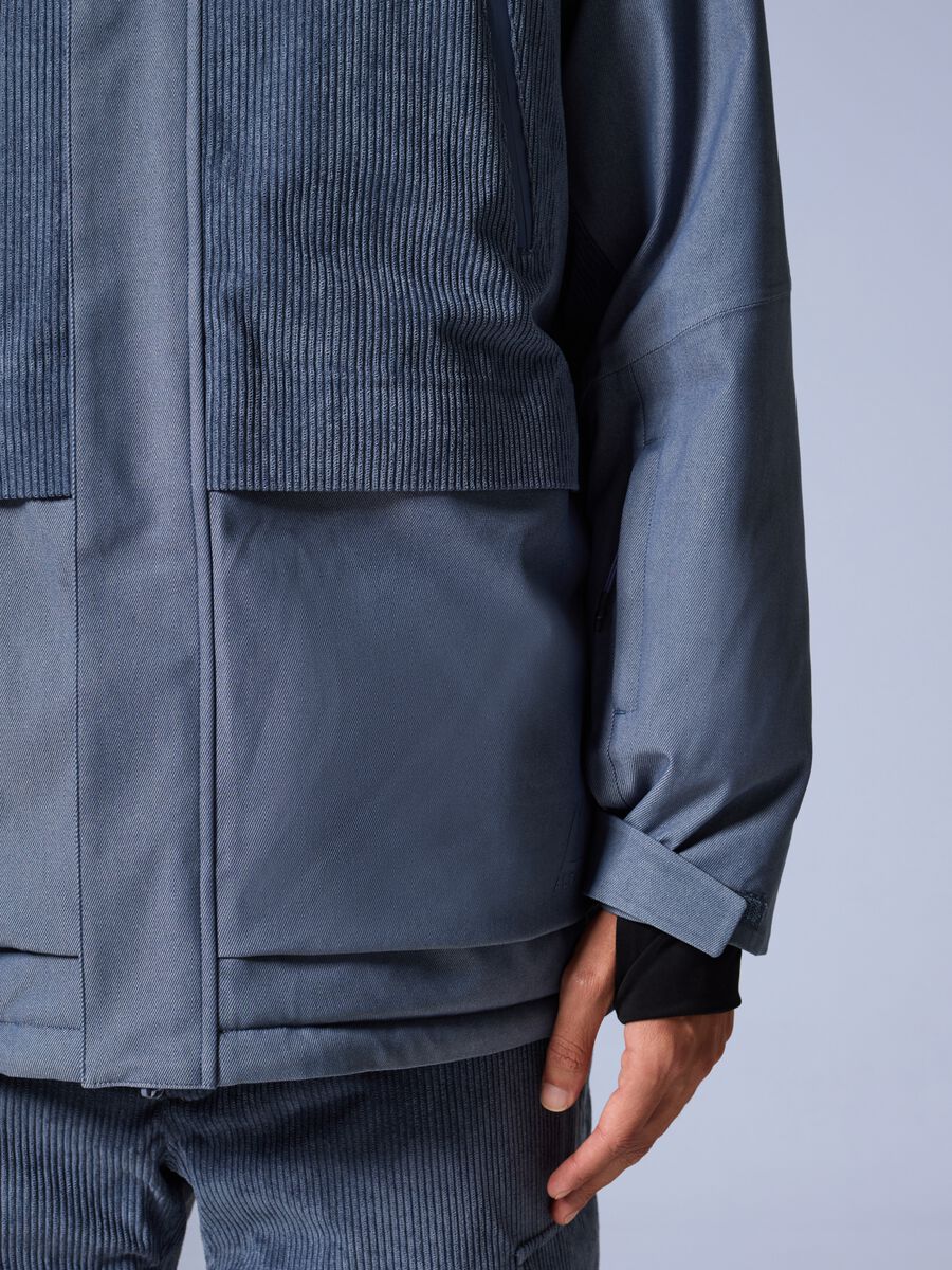 Ski jacket with velvet inserts ALTAVIA WITH DEBORAH COMPAGNONI_4