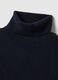 Blue turtleneck sweater in pure lambswool regular fit_1