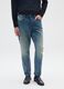 Pure Cotton Denim Regular Tapered Jeans_1