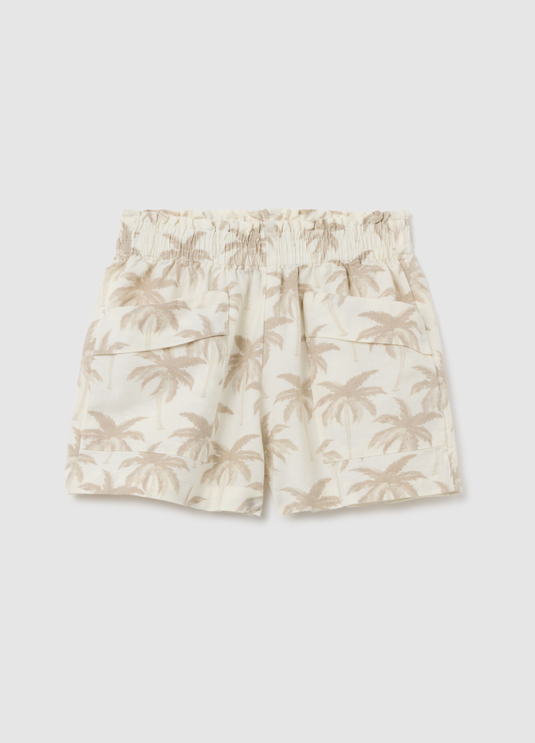 Girls' Multicolour Cotton Shorts Regular Fit