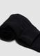 Pack of five black mid-calf socks in stretch organic cotton_1