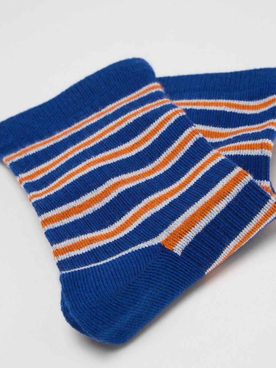 Set bipack calze da ragazzo in misto cotone multicolor elasticizzato_2