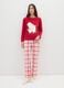 Multicolour plaid Christmas pyjamas regular fit with print_0