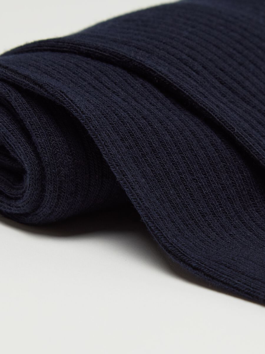 Three-pair pack ribbed midi socks_2