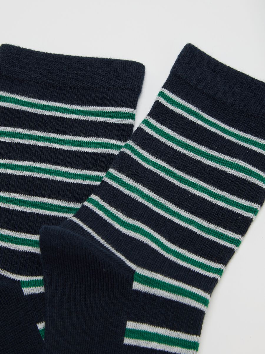 Set bipack calze da ragazzo in misto cotone multicolor elasticizzato_2