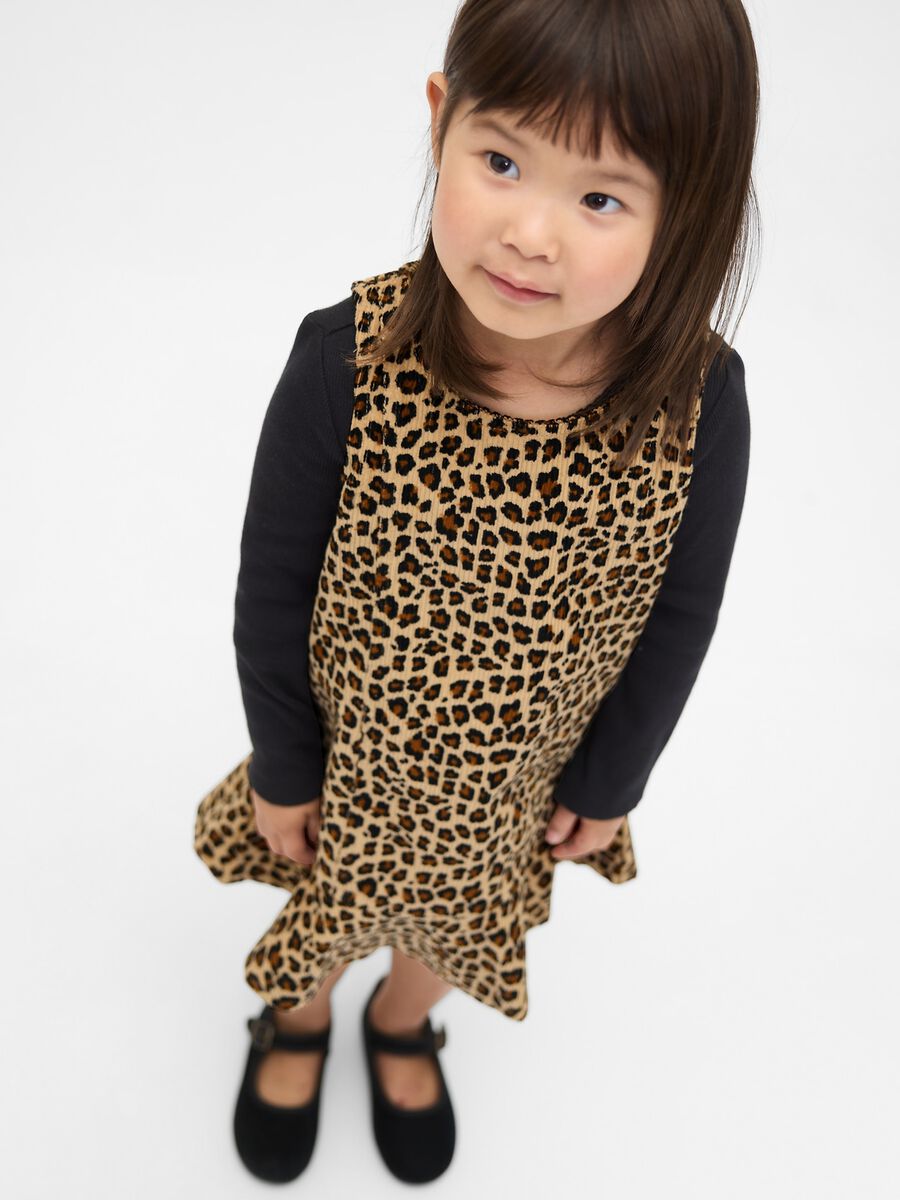 Multicolour cotton dress for girls_0