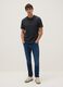 Skinny fit blue stretch cotton jeans_0
