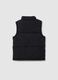 Black padded gilet for boys_1