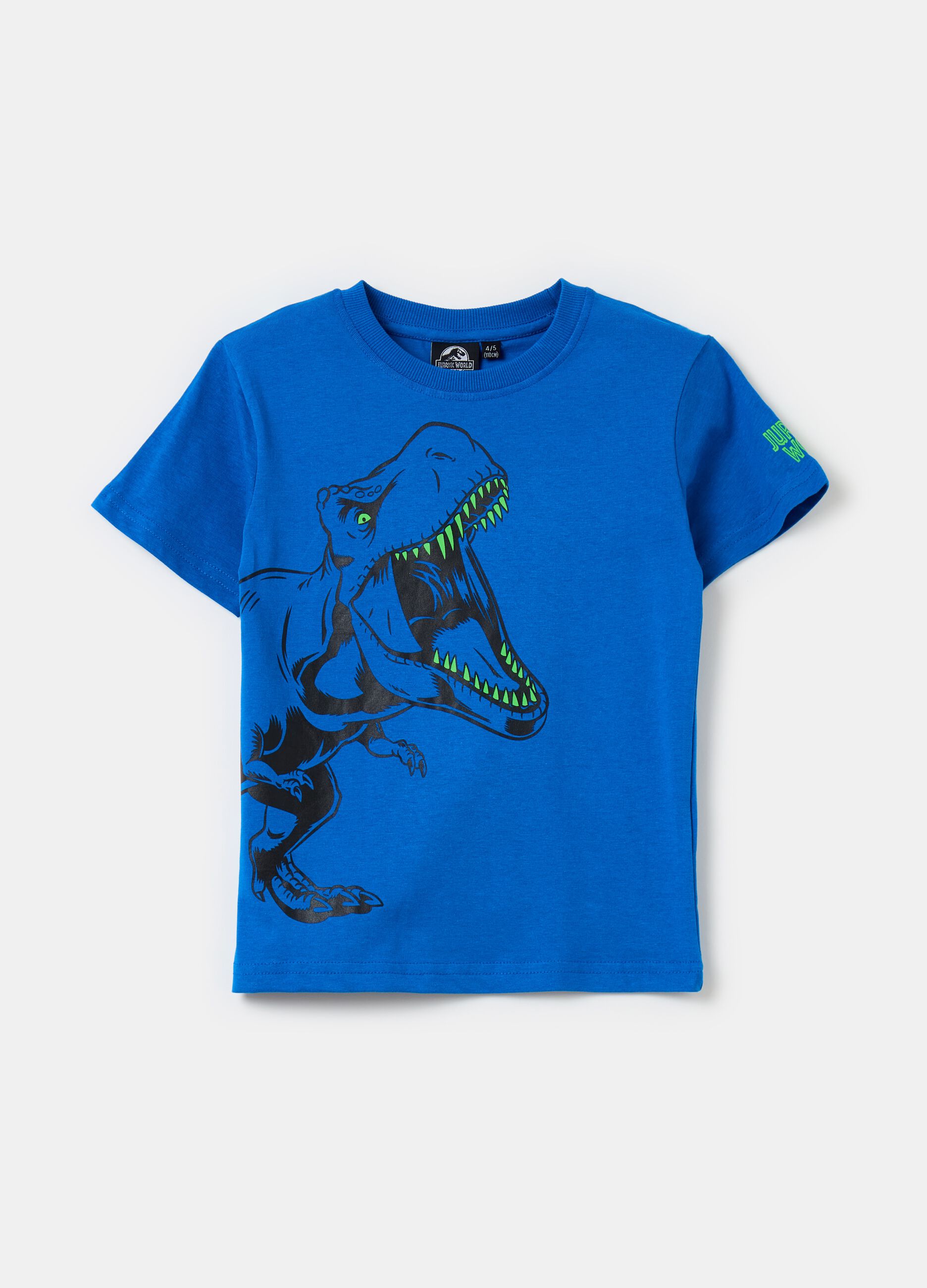 T-shirt con stampa Jurassic World