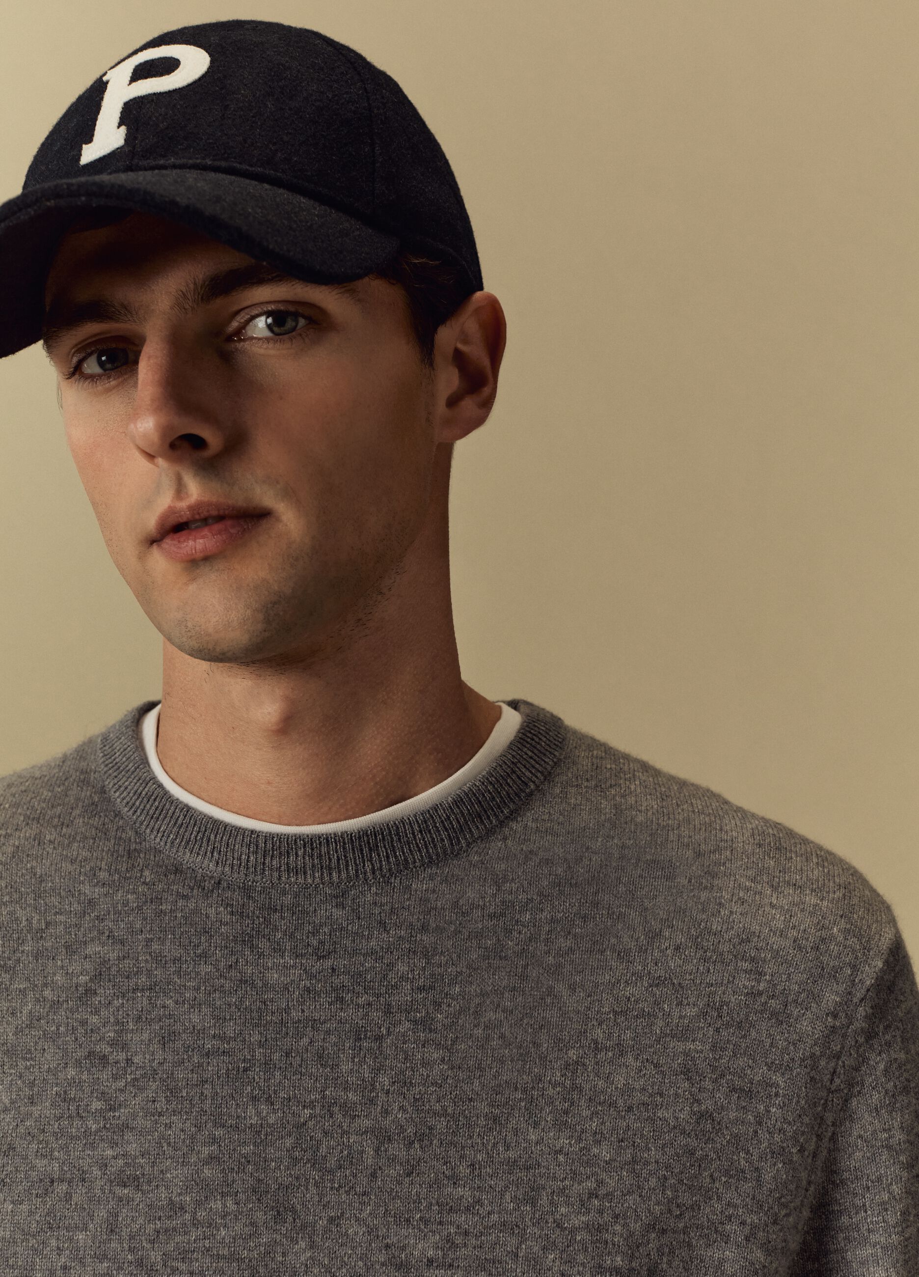 Pullover girocollo in cashmere_1