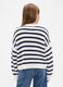 White and Blue Striped Cotton Cardigan_1