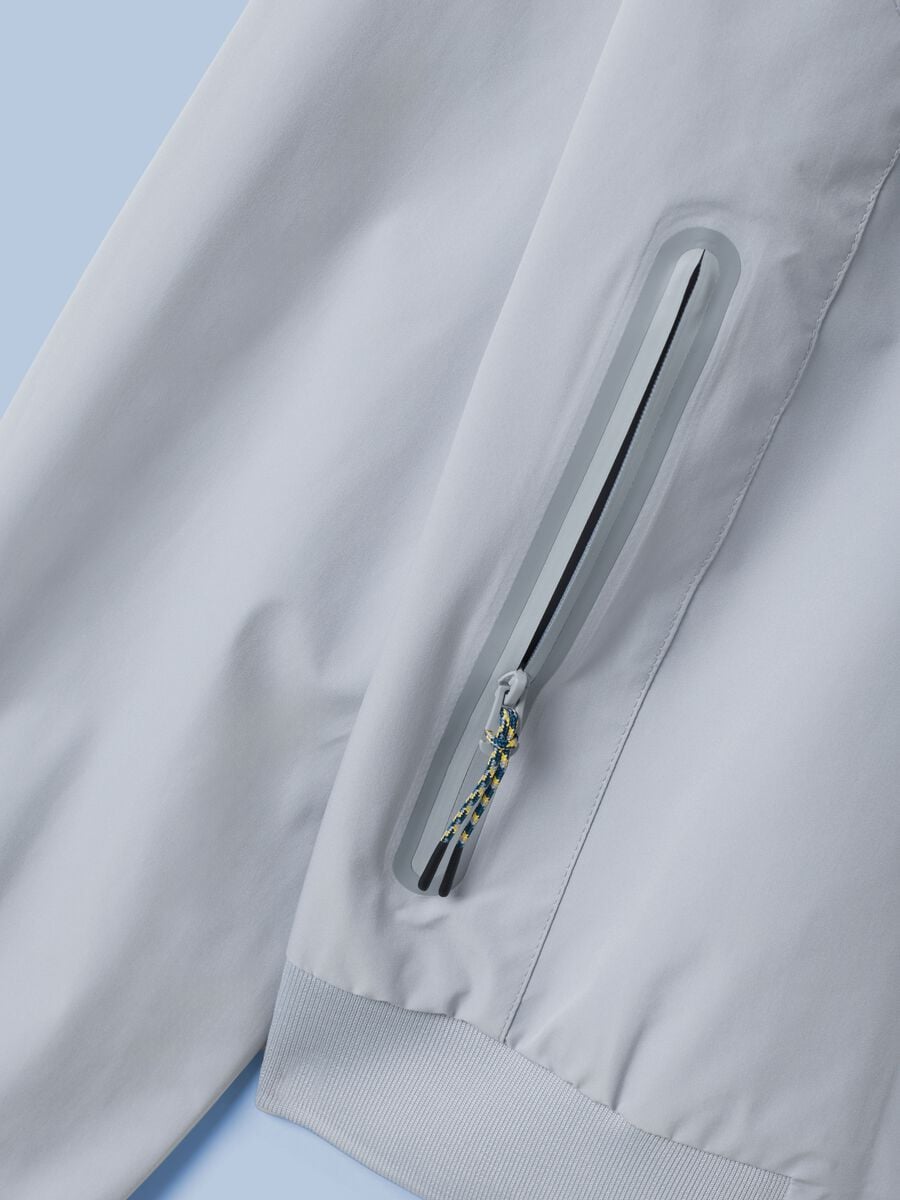Giacca sportiva antivento ALTAVIA SAILING grigia con zip_7