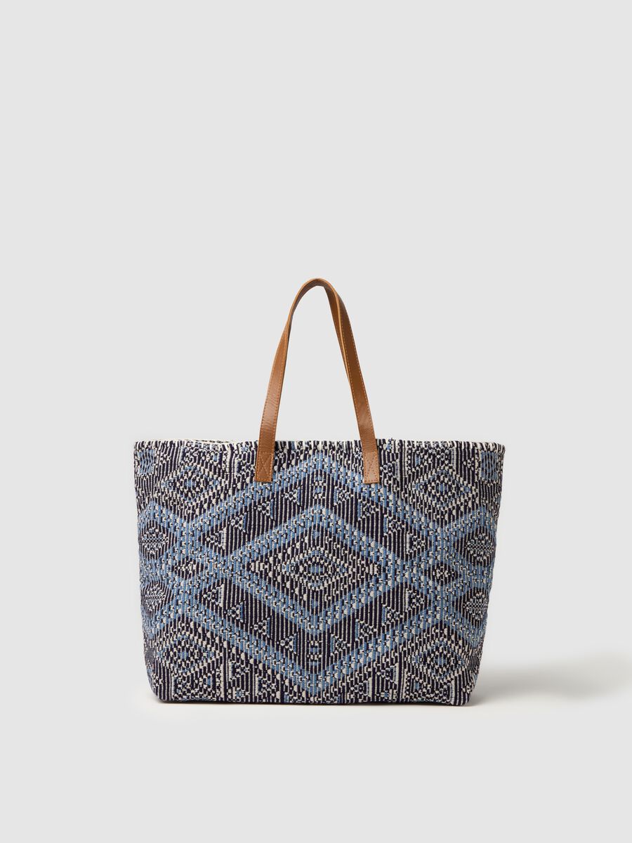 Shopping bag with kimono motif_0