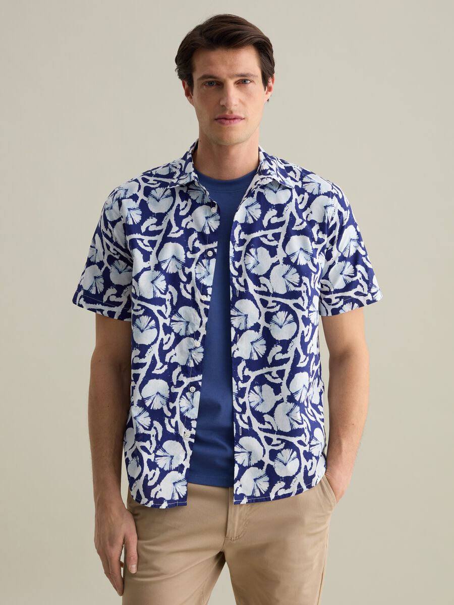 Short-sleeved shirt with print_0