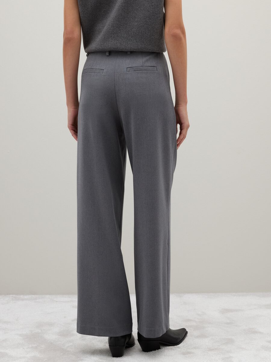 Grey Flare Trousers_2