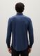 Blue Stretch Fabric Slim Fit Shirt_3