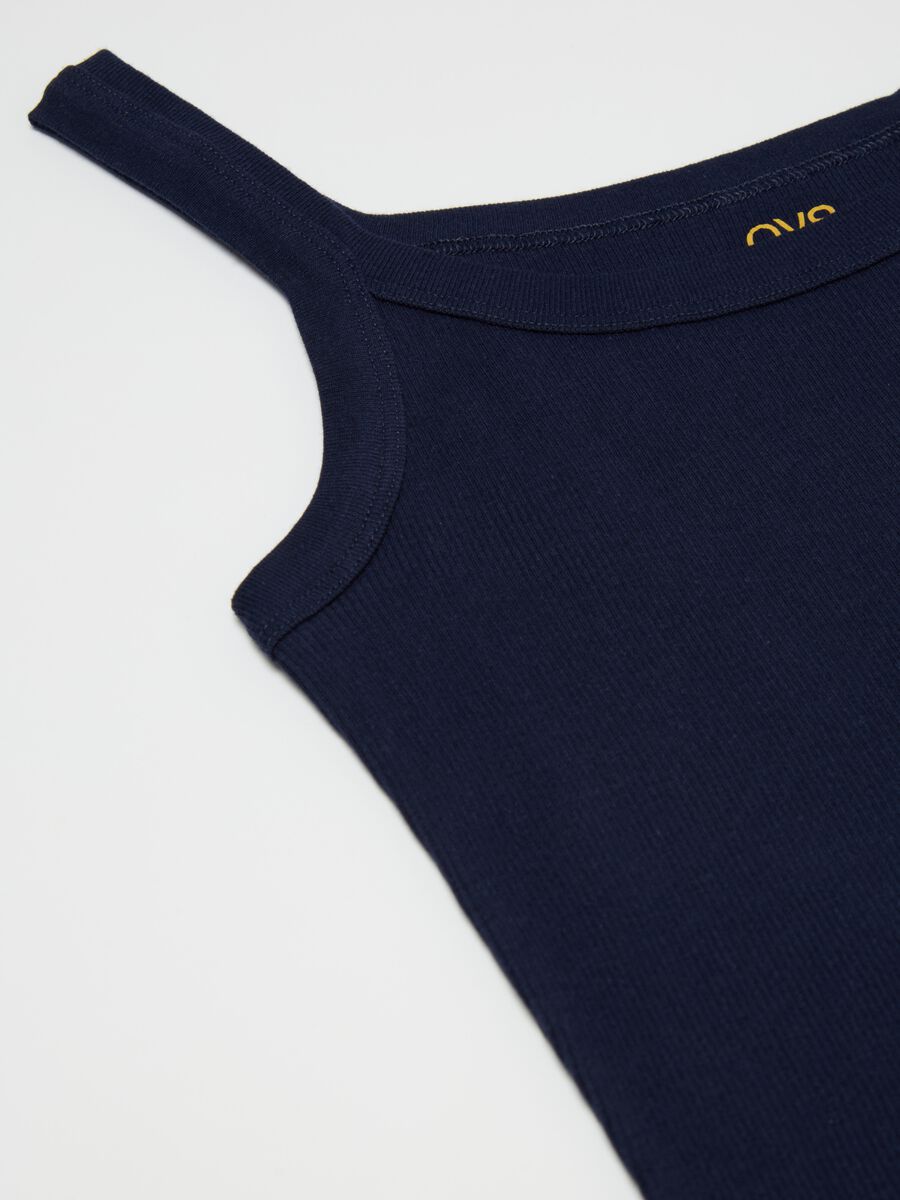 Ribbed vest in organic cotton_5