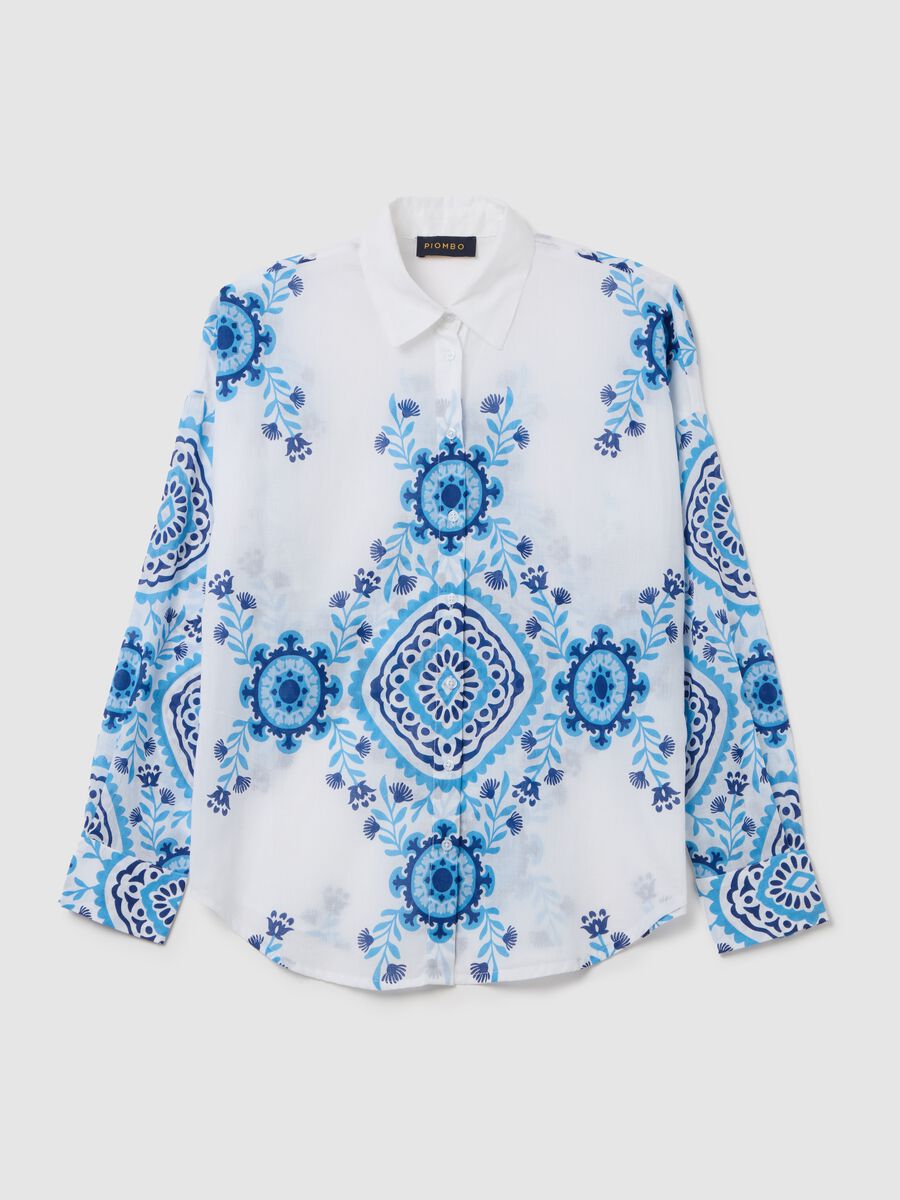 Short Sleeve Floral Print Shirt_4