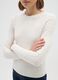 Pullover bianco con collo rotondo_3
