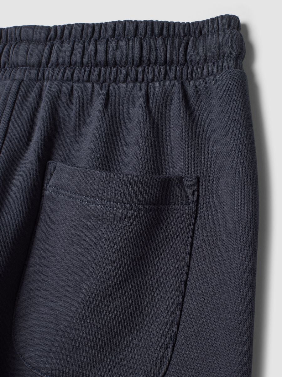 Grey joggers in pure organic cotton_3