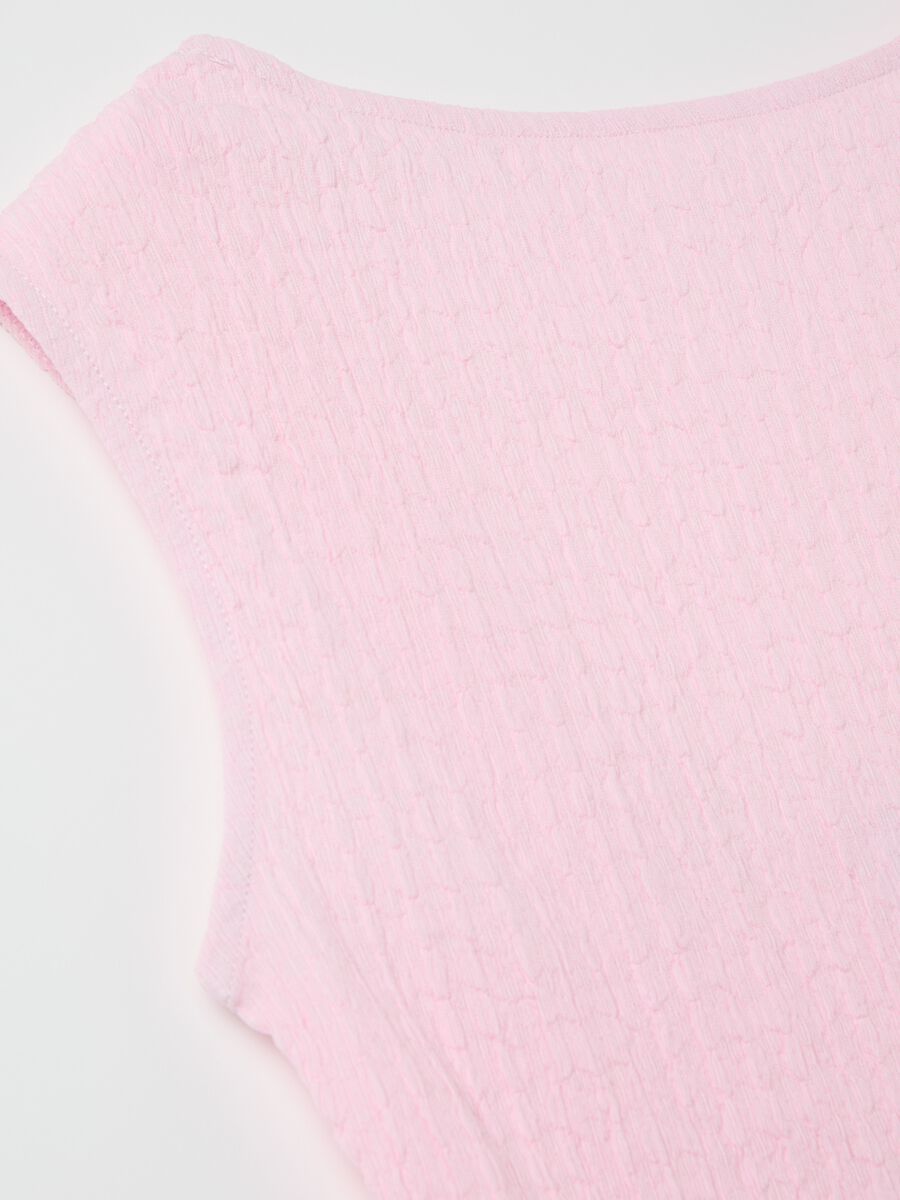 Crinkle-effect cropped tank top_5