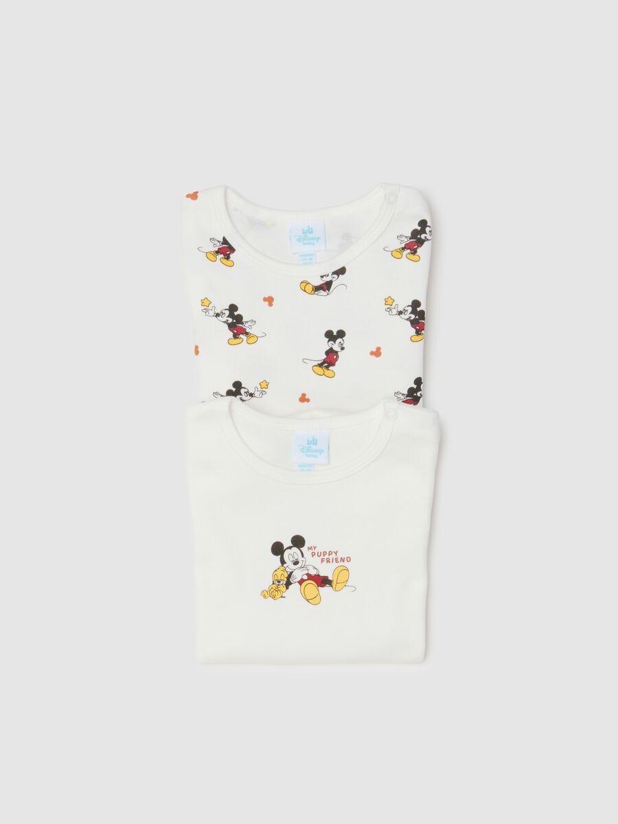 Set bipack body da neonato in puro cotone bianco_3