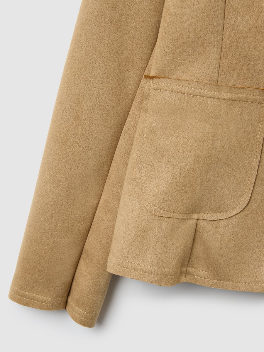 Giacca beige regular fit_5