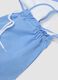 Blue nursery set with bib, towel and drawstring bag, Spidey embroidery_2